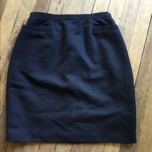 Black pencil skirt